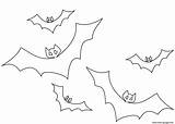 Halloween Coloring Pages Bats Printable sketch template