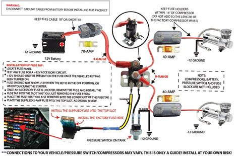 air ride compressor wiring diagram