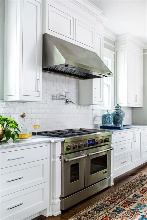 White Subway Tile Backsplash Brightens Kitchen Hgtv