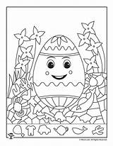Hidden Easter Easy Printable Kids Pages Activity Puzzles Egg Preschool Activities Worksheets Coloring Woojr Kindergarten Game Print sketch template
