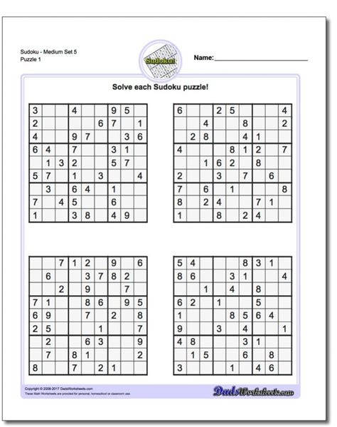 printable sudoku puzzles   page printable crossword puzzles