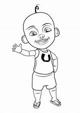 Upin Ipin Coloring Pages Ros Kids Susanti sketch template