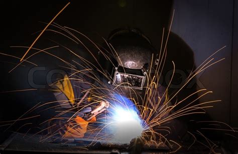 worker welding  production  stock image colourbox