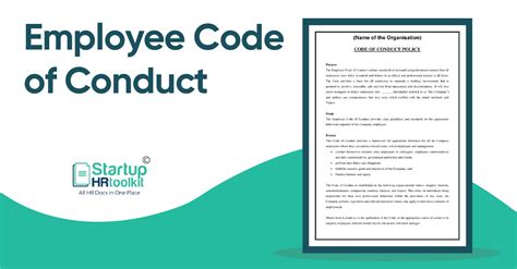 employee code  conduct policy   word