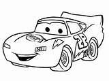 Coloring Mcqueen Lightning Pages Printable Print sketch template
