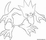 Pokemon Golduck Coloring Pages Printable Psyduck Color Print Go Book Sheets Drawing Af sketch template