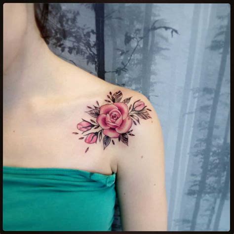 fotos de tatuagem de rosas  ombro confira  fotos de tatuagem  ombro    te inspirar