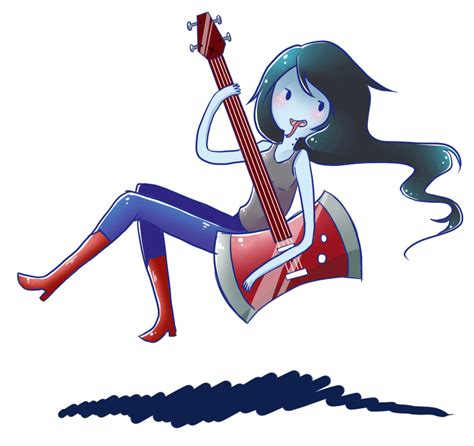 Marceline With Her Axe Bass Ice King And Marceline Club Fan Art