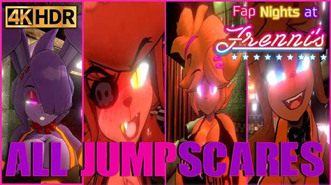 All Jumpscares Part 2 In 4k Fap Nights At Frennis Night Club