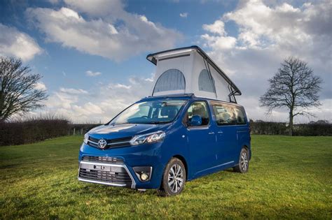 toyota launches  cute cozy proace camper van