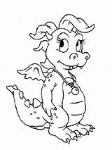 Dragon Coloring Pages Dragons Printable Baby Cute Kids Drawings Easy Cartoon Sheets Makinbacon Tales Clipart Little Characters Friendly Hubpages sketch template