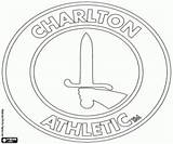 Charlton Emblema Embleem Colorare Campionato Emblemi Bandiere Sheffield sketch template
