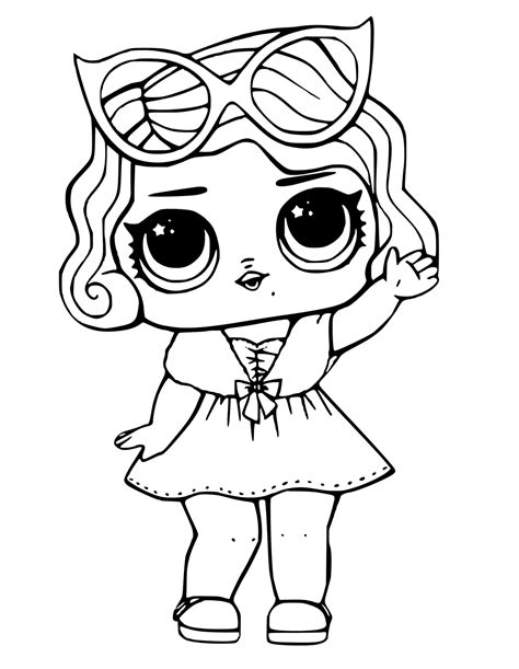 coloring pages  lol dolls