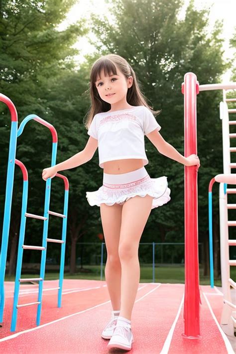 [ai Art] Girls On The Playground A Few Lucky Panty Peeks 60 Png