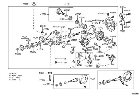 toyota tacoma differential pinion gear gear kit differenti kit