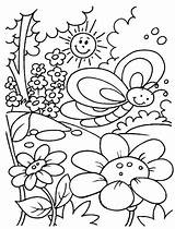 Spring Coloring Pages Colorir Para Desenho Flores Desenhos Capa Adult Colouring Older Students Printable Getdrawings Getcolorings Por Crianças Pintura Color sketch template