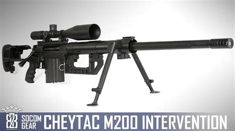 socom gear m200 cheytac intervention airsoft sniper review