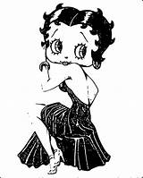 Betty Boop Wecoloringpage sketch template