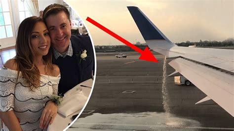 Honeymooners Spot United Airlines Plane Leaking Mom