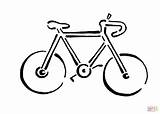 Bicycle Bicicleta Coloring Printable Bikes Pages Template Templates Bicycles Color sketch template