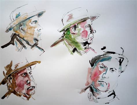 Rodney Van Den Beemd Ink And Watercolour Wax Resist