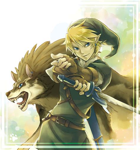 Twilight Princess Link And Wolf Link Legend Of Zelda