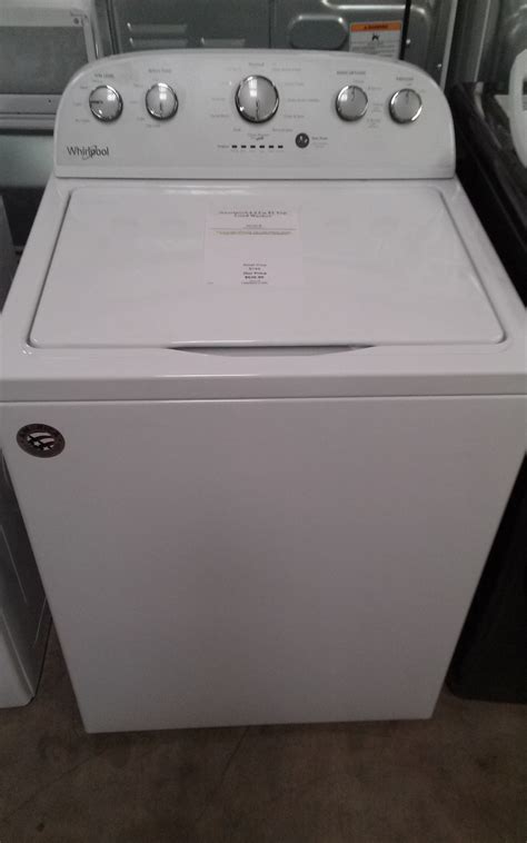 whirlpool  cu ft top load washer wtwdw