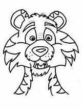 Colorat Animale Tigri P28 sketch template