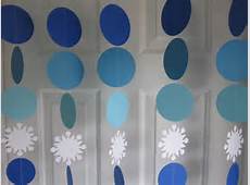 Birthday Party Decorations, Paper Garland, Frozen Style Decorations