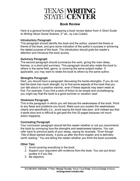 book review essay  book review examples