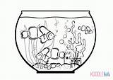 Coloring Fish Pages Bowl Tank Empty Kids Eclipse Cat Fishbowl Adults Getdrawings Getcolorings Luxury Fishes Whith Print Drawing Pdf Printable sketch template