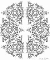 Coloring Pages Chandelier Mandala Template sketch template