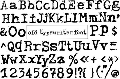 typewriter font  script font bundles