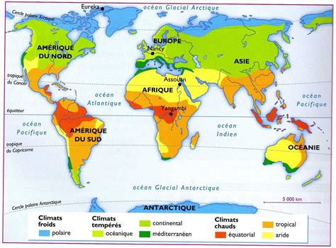 carte geographique du monde detaillee