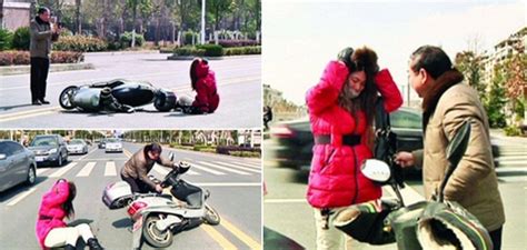 China Ambil Gambar Dulu Baru Tolong Orang Kemalangan