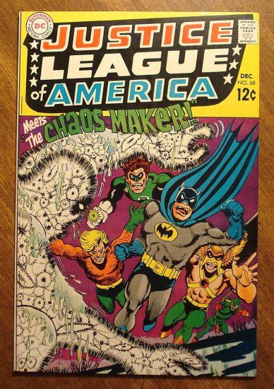 Justice League Of America 68 1968 Comic Book Dc