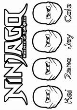 Coloring Ninjago Pages Nijago Pack Face Parentune Worksheets Printable Momjunction sketch template