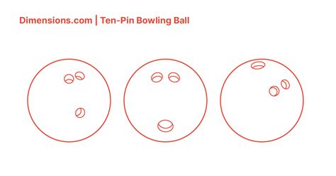 Bowling Ball Ten Pin Dimensions Drawings 60 Off