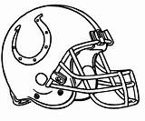 Coloring Helmet Football Pages Colts Chiefs Indianapolis Helmets Nfl Printable Baseball Drawing Kansas City Bears Logo Color Rocks Print Chicago sketch template