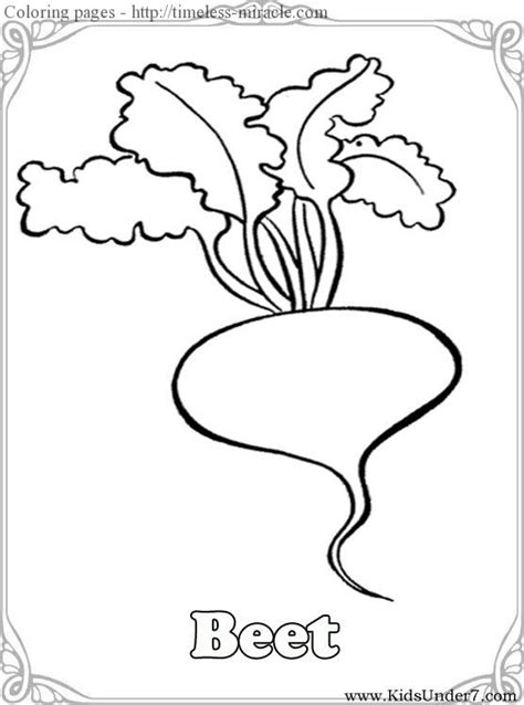 vegetable coloring pages photo  timeless miraclecom