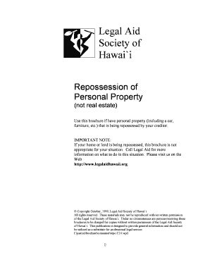 sample voluntary repossession letter   editable fillable