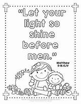 Shine Light Let Coloring Bible Halloween Jesus Pages Crafts Printables Sunday School Harvest Before Men Preschool Christian Kids Colouring Pumpkin sketch template