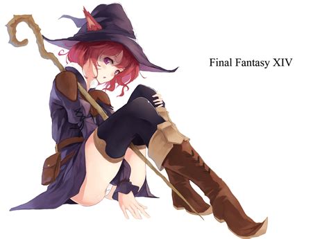boots dress final fantasy final fantasy xiv hat miqo te nanahara fuyuki