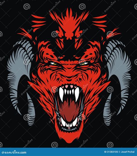 red devil royalty  stock photo image