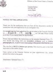 interview appointment letter   addressed   aspirant