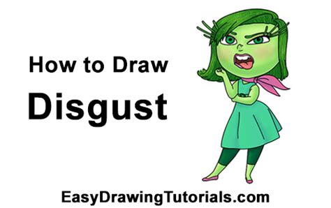 How To Draw Disgust Inside Out