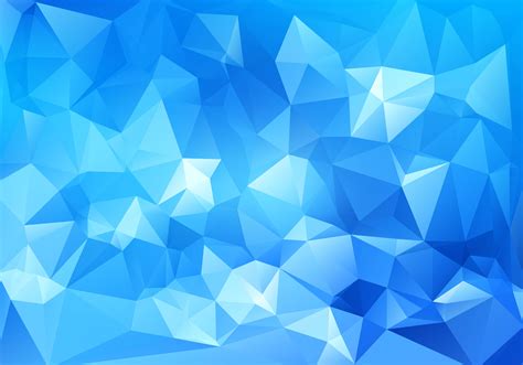 abstract blue geometric polygonal design  vector art  vecteezy