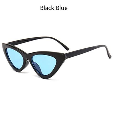 yooske triangle small size frame cat eye sunglasses cool women uv400