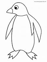 Penguin Tacky sketch template