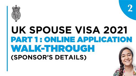 uk spouse visa 2021 part 1 2 online application walk through